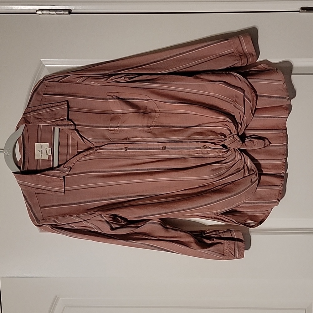 American Eagle Button Down Shirt, medium